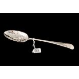 A GEORGIAN SILVER BERRY SPOON, by Hester Bateman