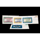A 1977 PROOF COIN/BANK NOTE SET, of the Solomon Islands,