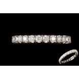 A DIAMOND FULL ETERNITY RING, of approx. 1.