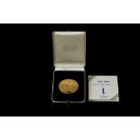 ONE 1966 22 CT GOLD PROOF IRISH GOLD MEDAL CASED AND CERT No 281 BY O'CONNOR AND SONS,