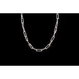 A STERLING SILVER GUCCI CHAIN