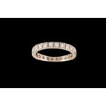 A DIAMOND FULL ETERNITY RING, with diamonds of approx 0.