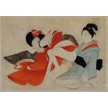 A Japanese shunga book