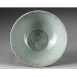 A Chinese Qingbai combed bowl