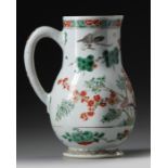 A Chinese famille verte 'Three Friends of Winter' jug