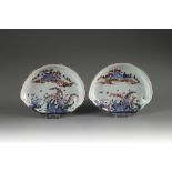 Two Japanese Imari porcelain dishes