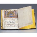 An Ottoman composition of Islamic calligraphy bound in a book