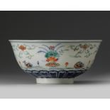 A Chinese doucai 'mandarin ducks' bowl