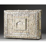 An Islamic mother-of-pearl and ivory inlaid box