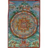 A Tibetan mandala