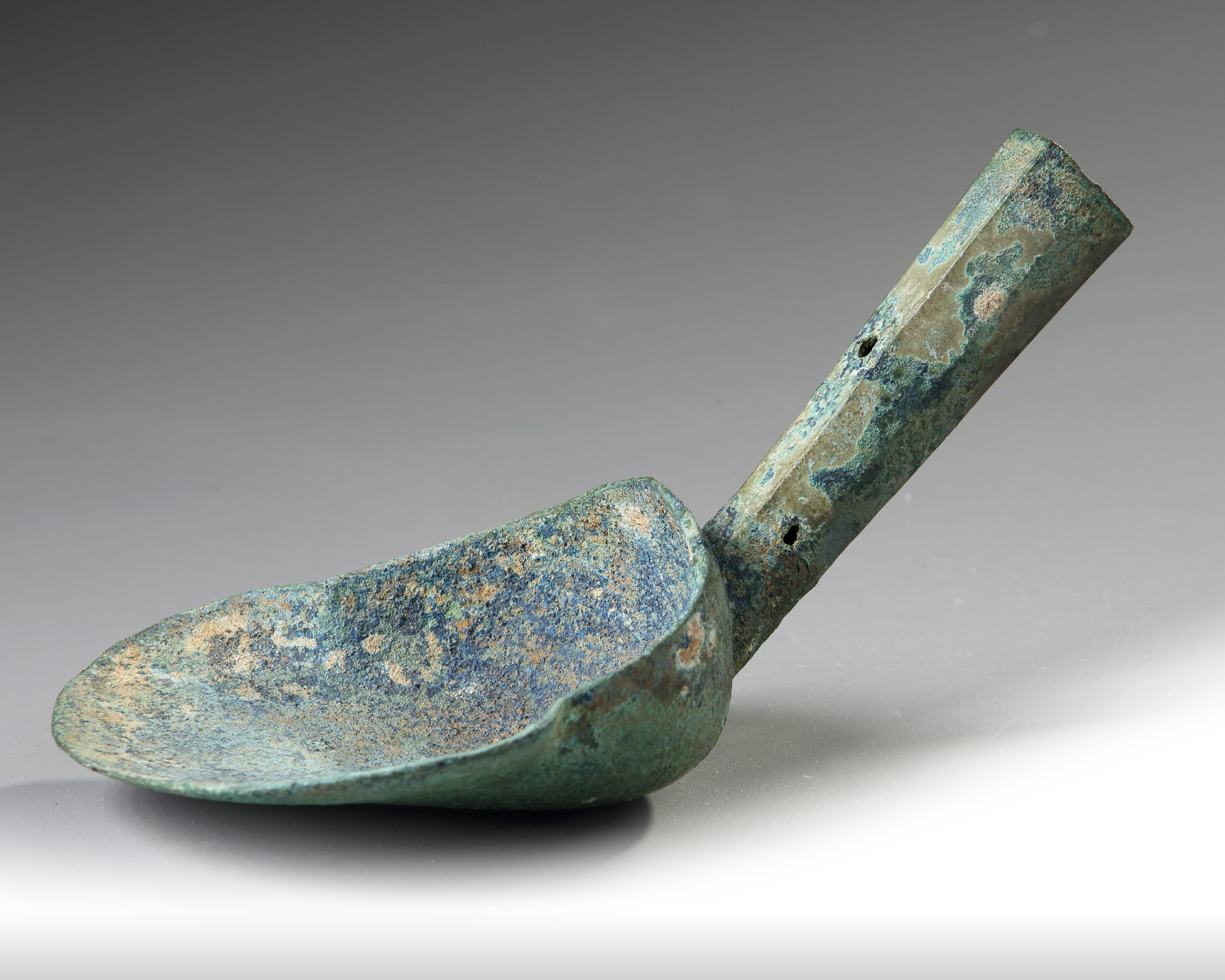 A Chinese bronze ladle