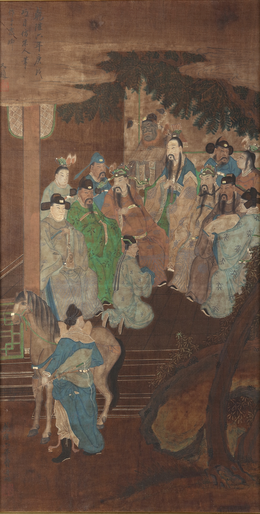 A Chinese painting of Immortals
