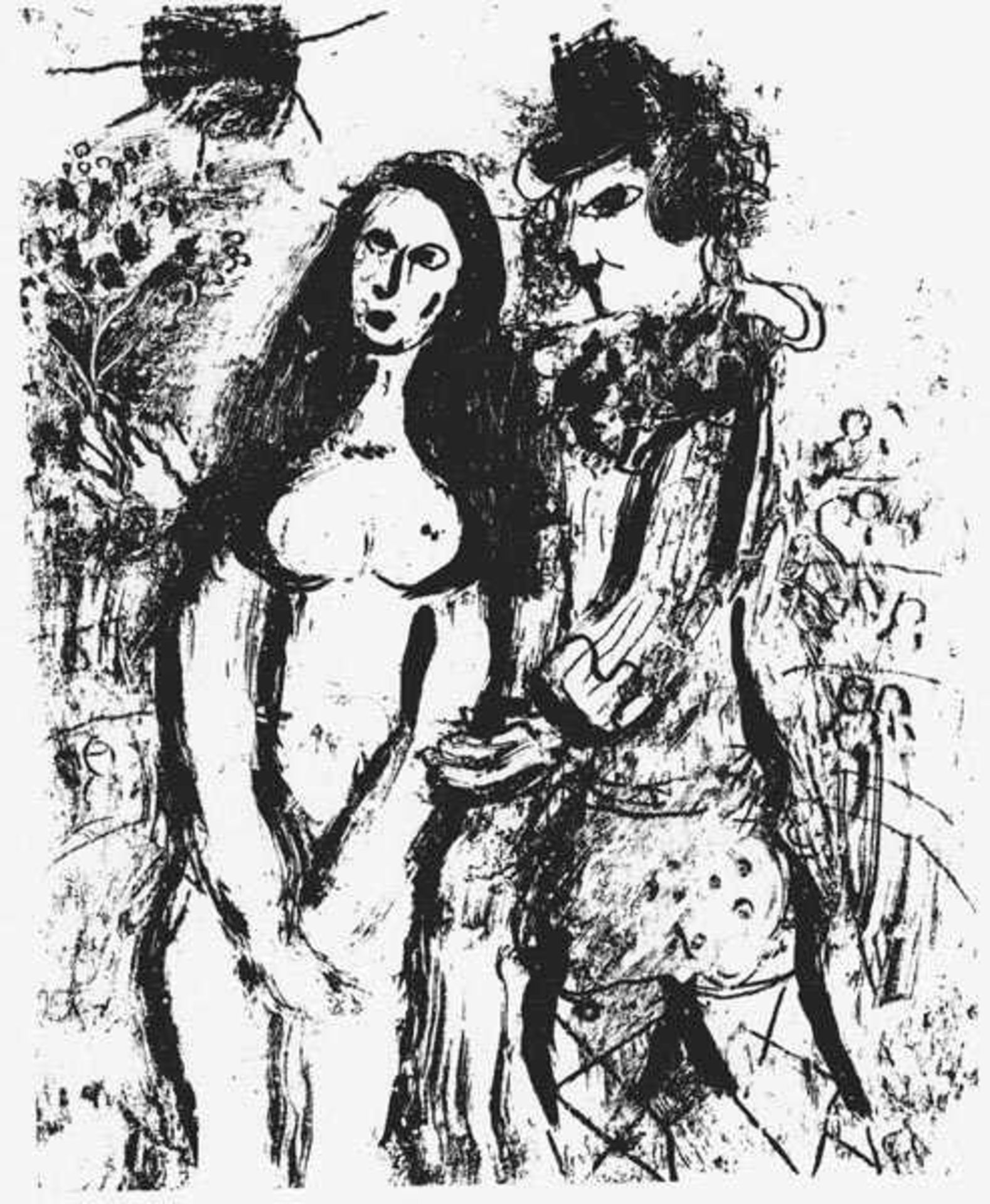 Chagall, Marc(Witebsk 1887 - 1985 St. Paul-de-Vence)Der verliebte Clownaus „Lithograph II”