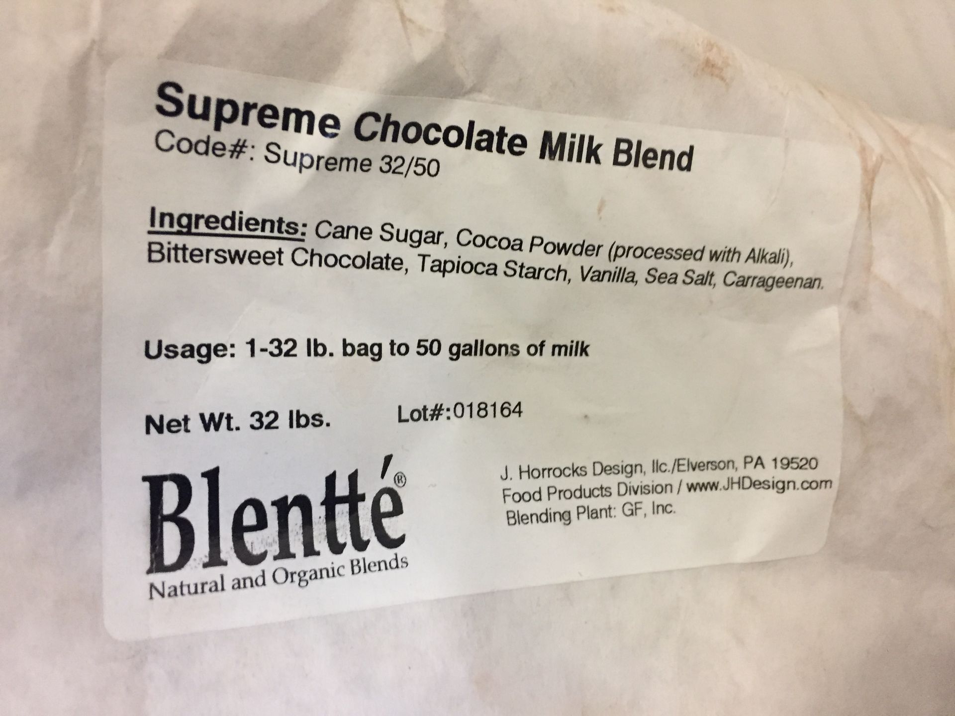 Chocolate milk lot 1/2 bag Supreme, 1 Full bag supreme, 1/2 bag organic - Image 4 of 9