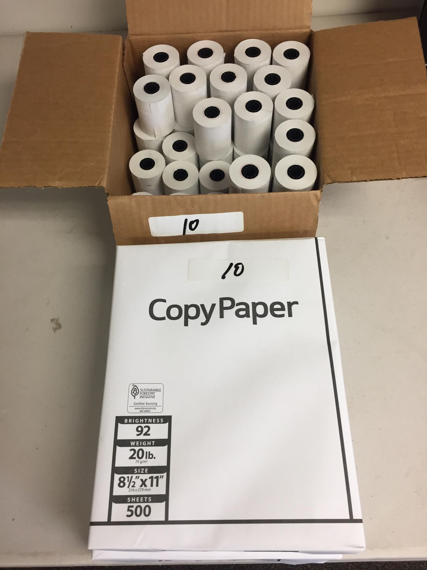 Paper & Thermal printing rolls 2 packs paper , white printing rolls - Image 3 of 6