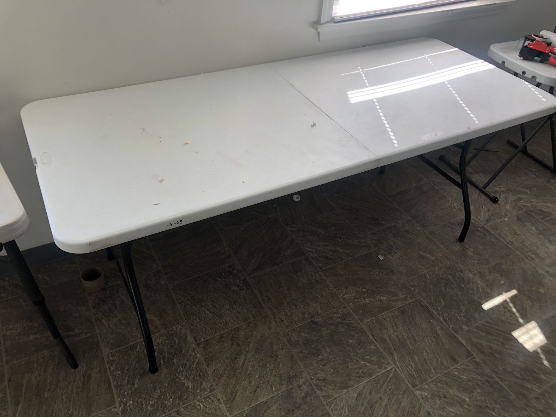 6' folding Costco table table