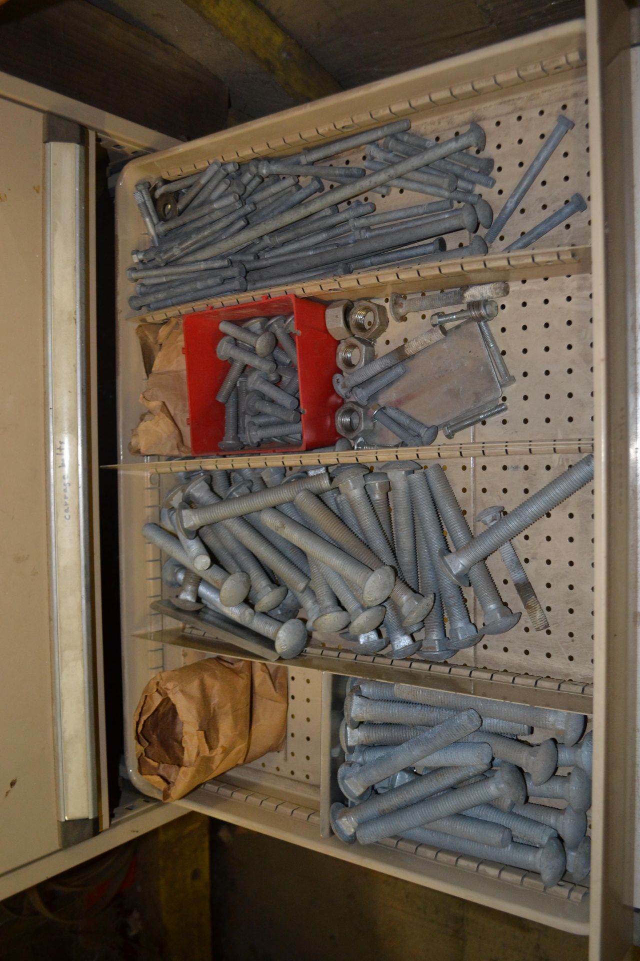 Kennedy drawer cabinet w/ contents(wood drill bits) - Bild 8 aus 9