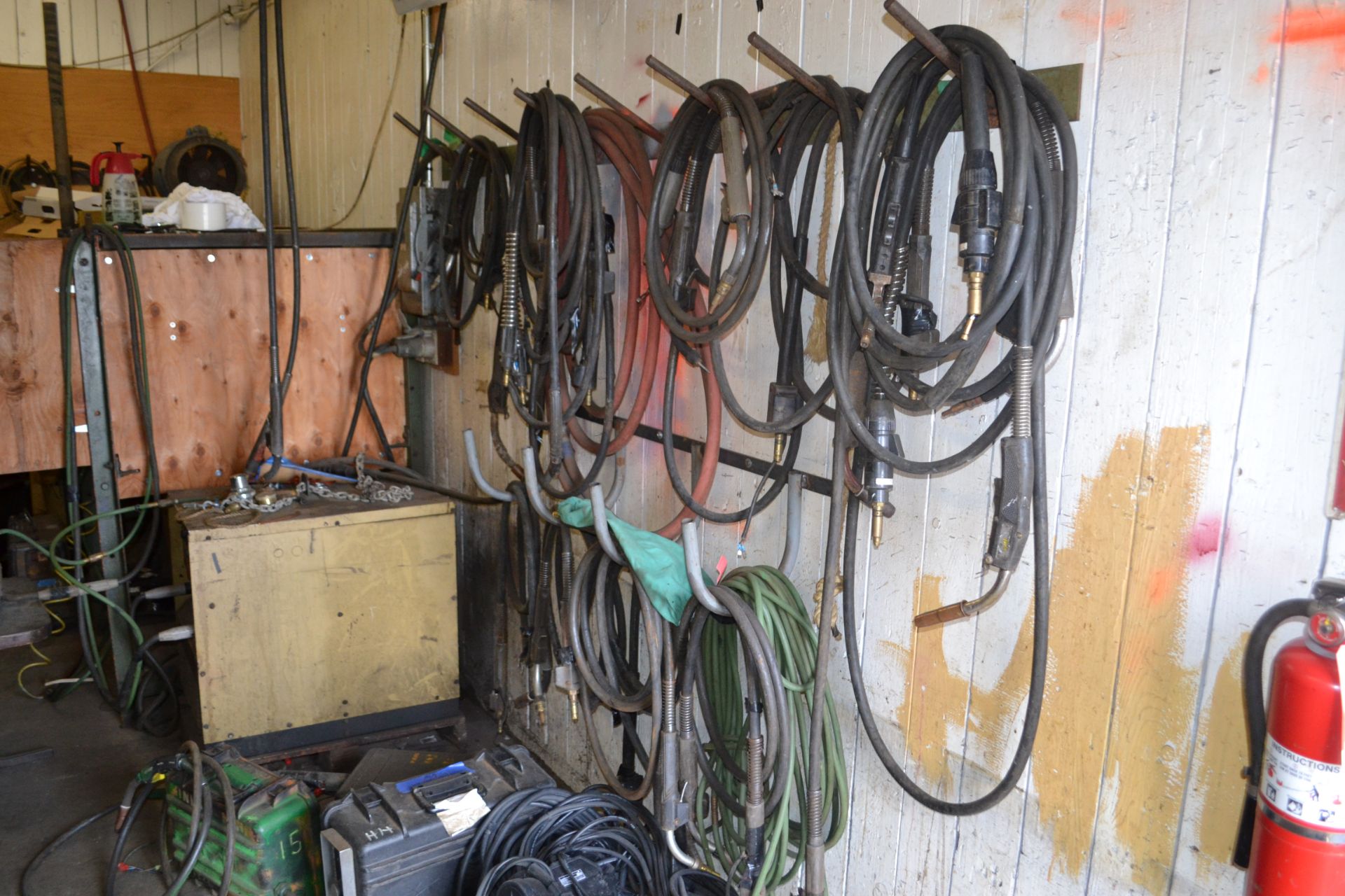 contents of welding room (repair room supplies)