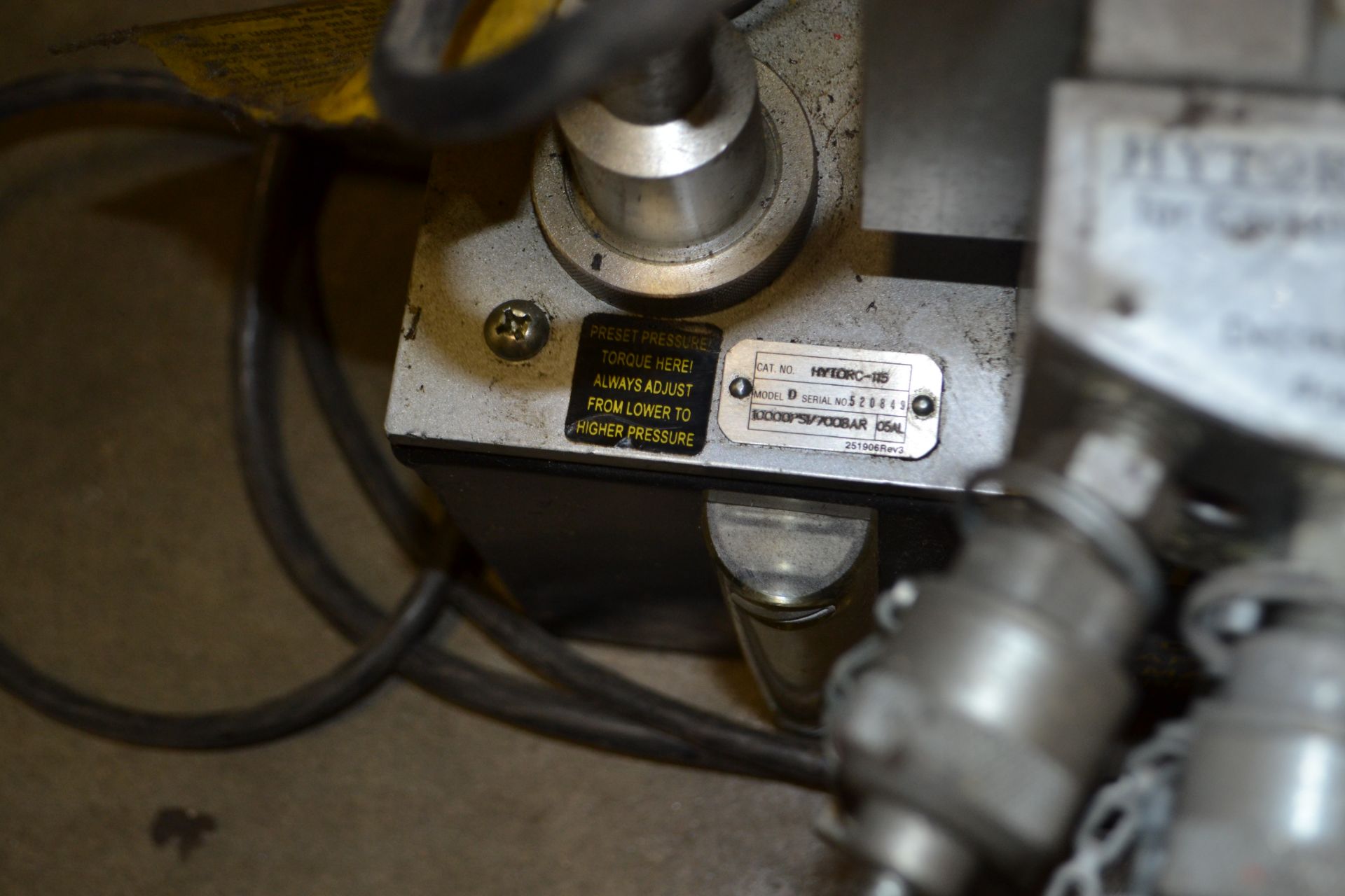 Hytorc m/D hydraulic pressure tester, s/n 520849 - Bild 2 aus 2