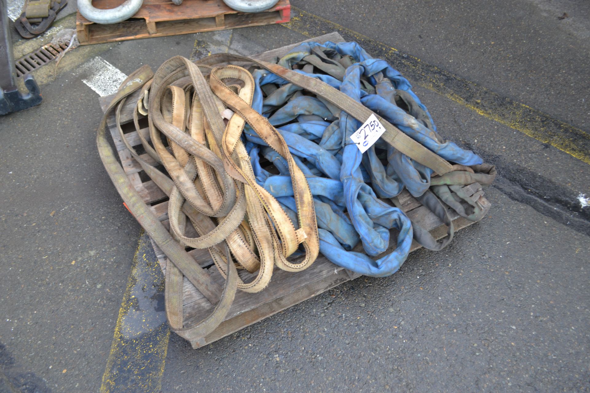 Pallet of Assorted Nylon Lifting Slings