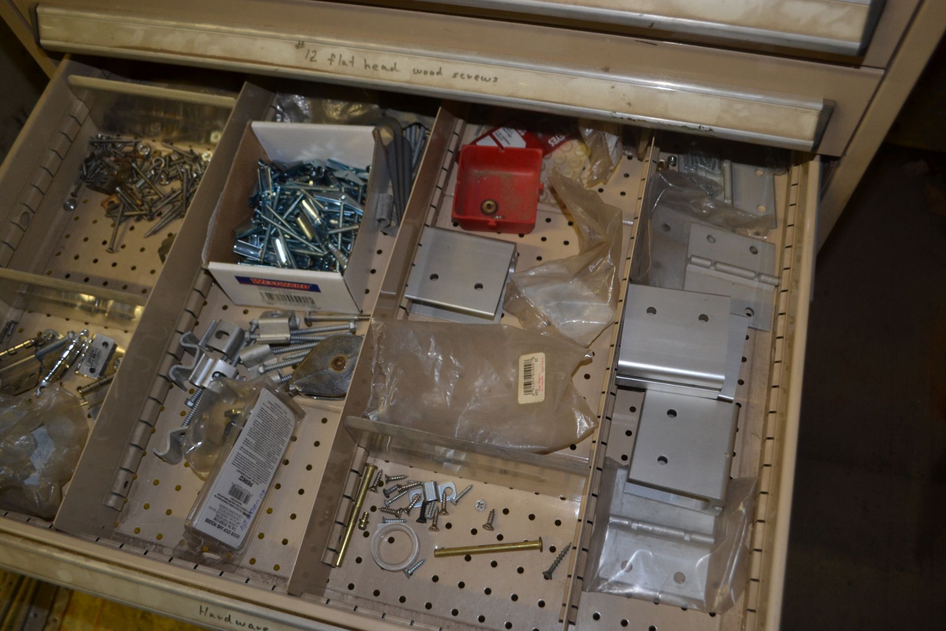 Kennedy drawer cabinet w/ contents(wood drill bits) - Bild 6 aus 9