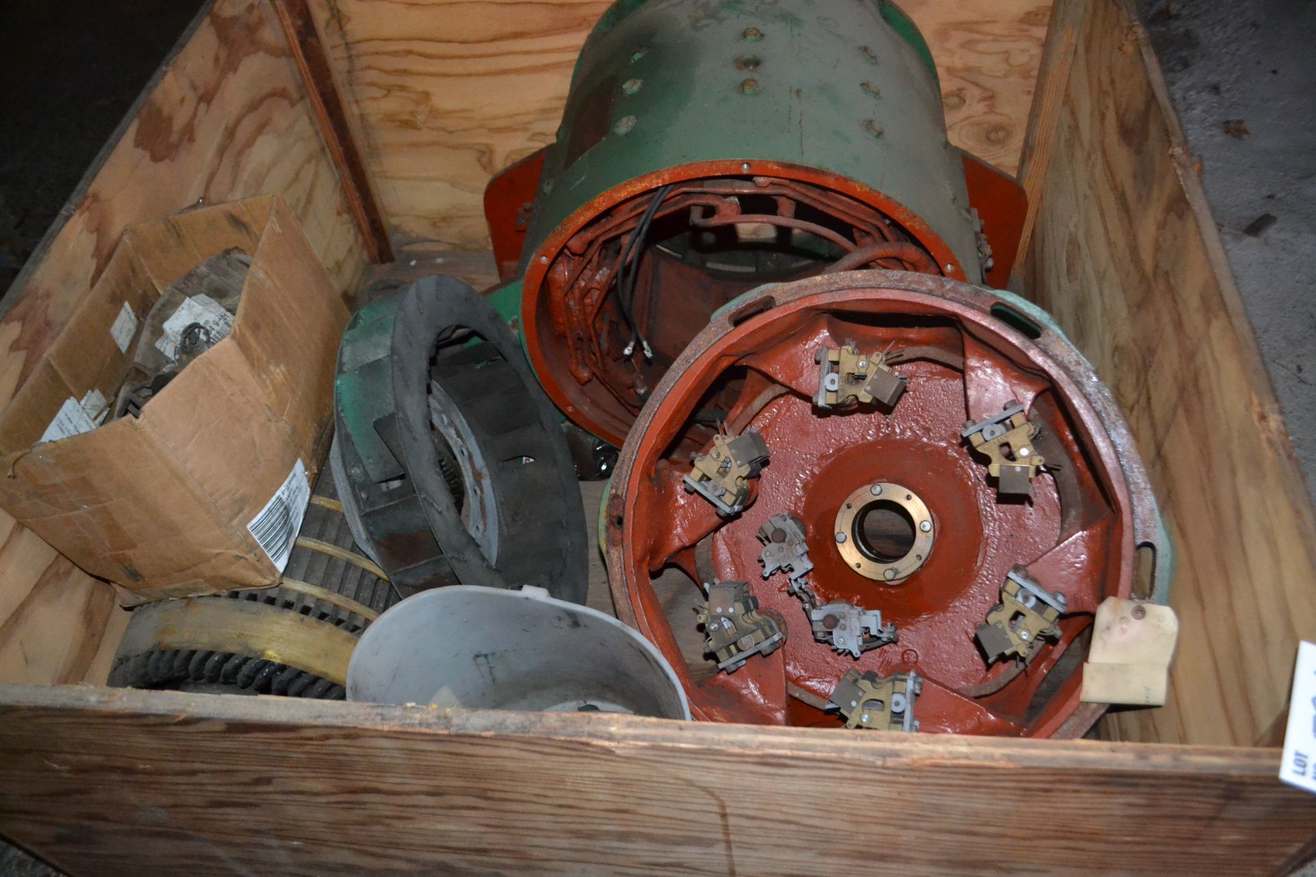 box of electric motor parts, has been rebuilt - Image 2 of 2