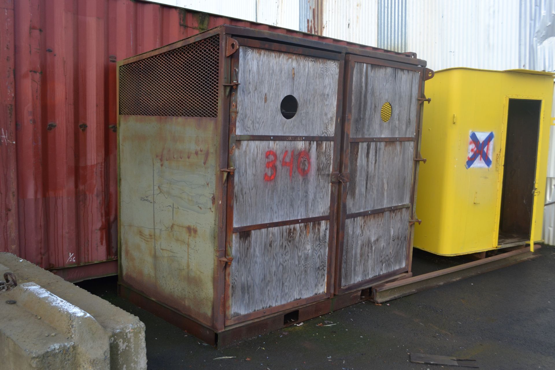 8' x 5' mobile steel job shack