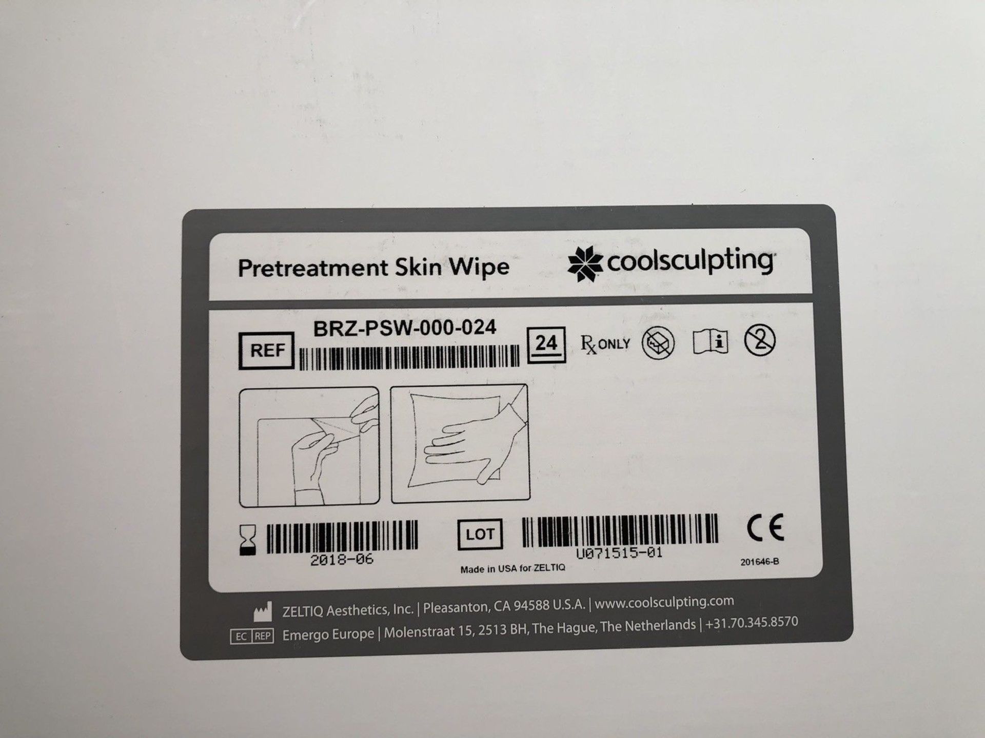 (22) PreTreatment Skin Wipes