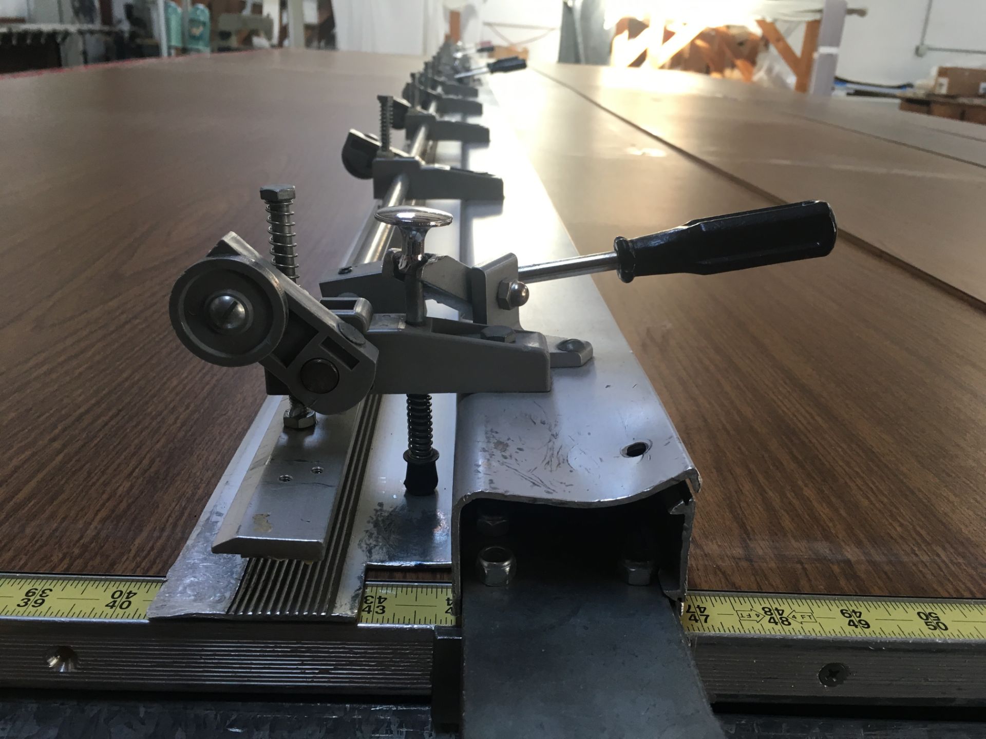 Union Special 56300G Chain stitch Sewing Machine with 9' x 20' Layout Table - Image 4 of 4