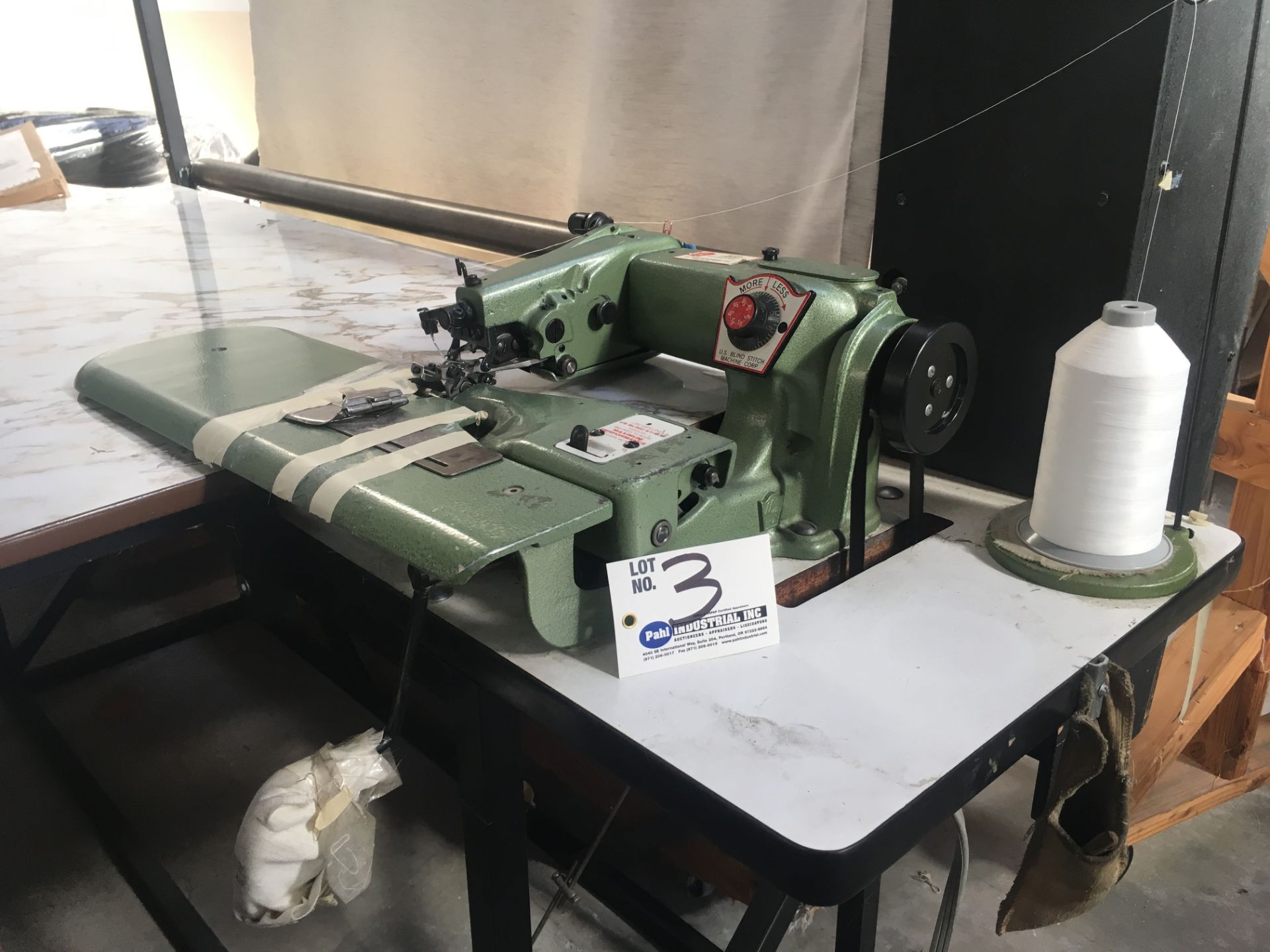 U.S. Blind Stitch Machine Corp Model 118-9 Blind Stitching Machine