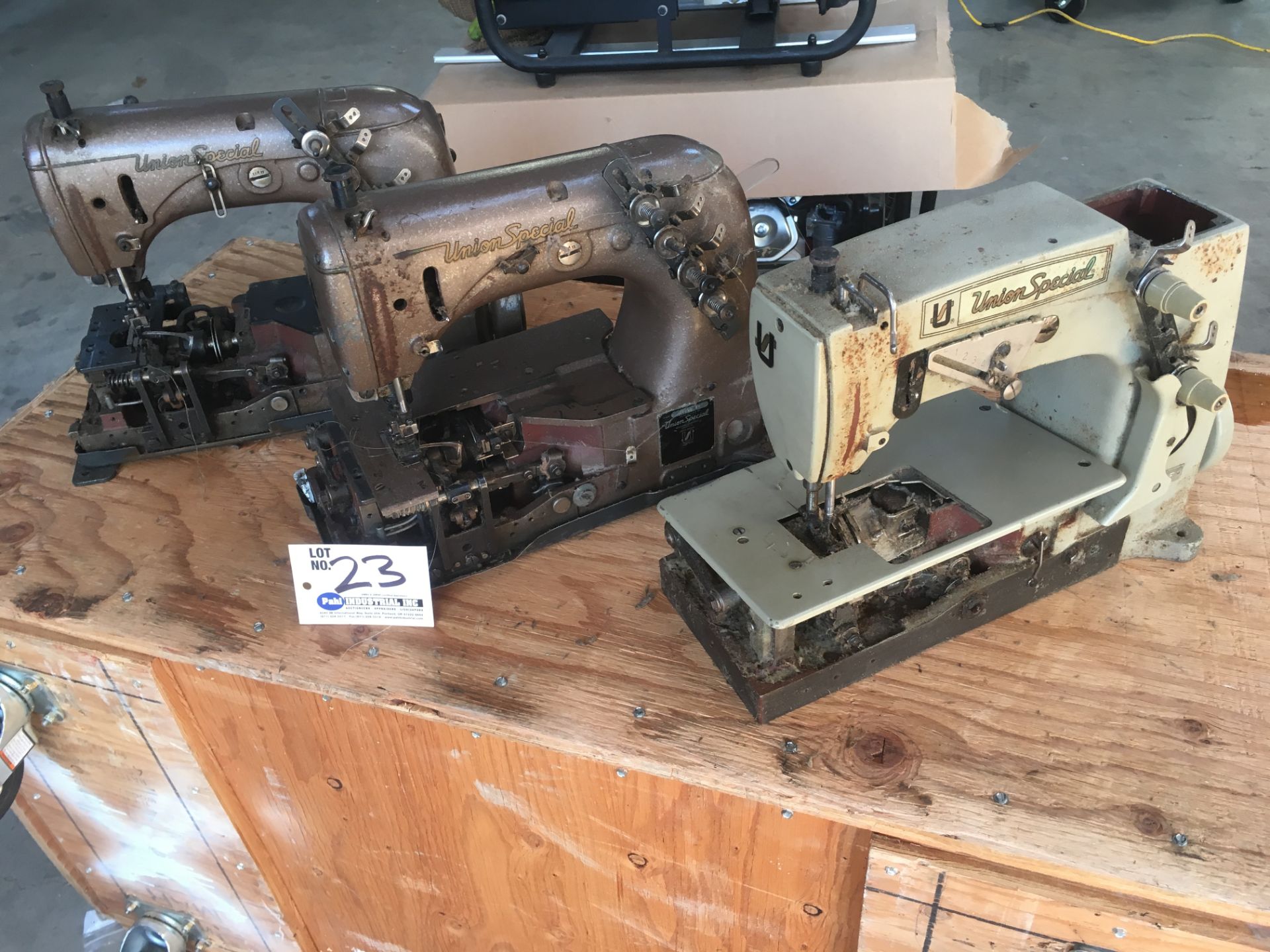 (3) Union Station Sewing Machines (not known if operational)