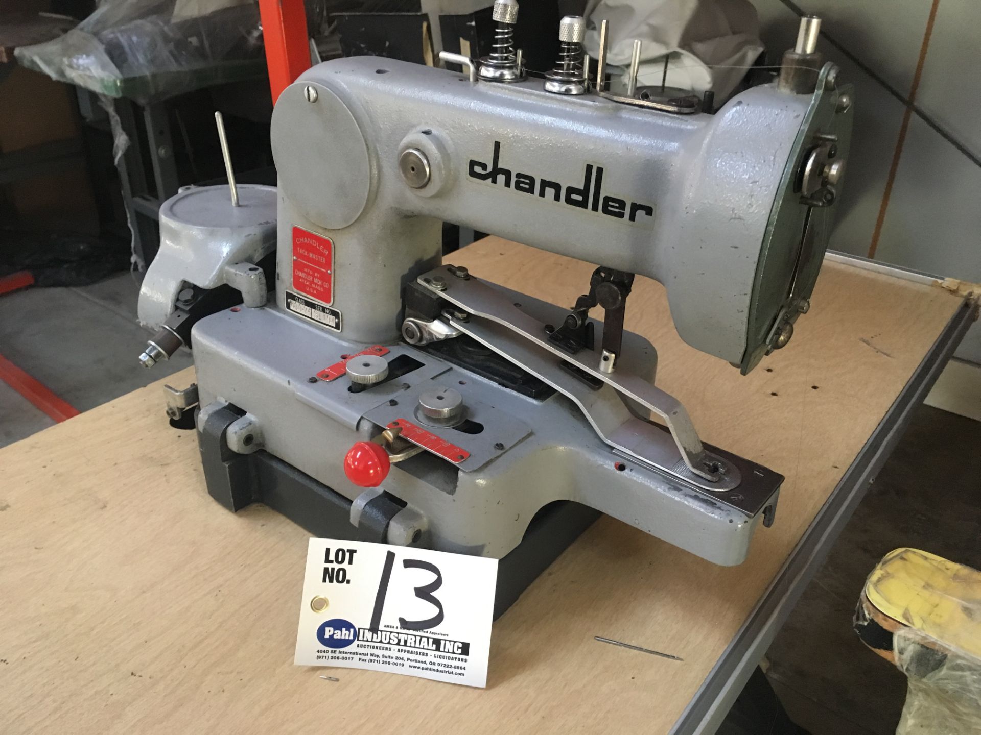 Chandler Tack-Master 600-75 bar tacker machine s/n 31194 (no motor) - Image 2 of 4