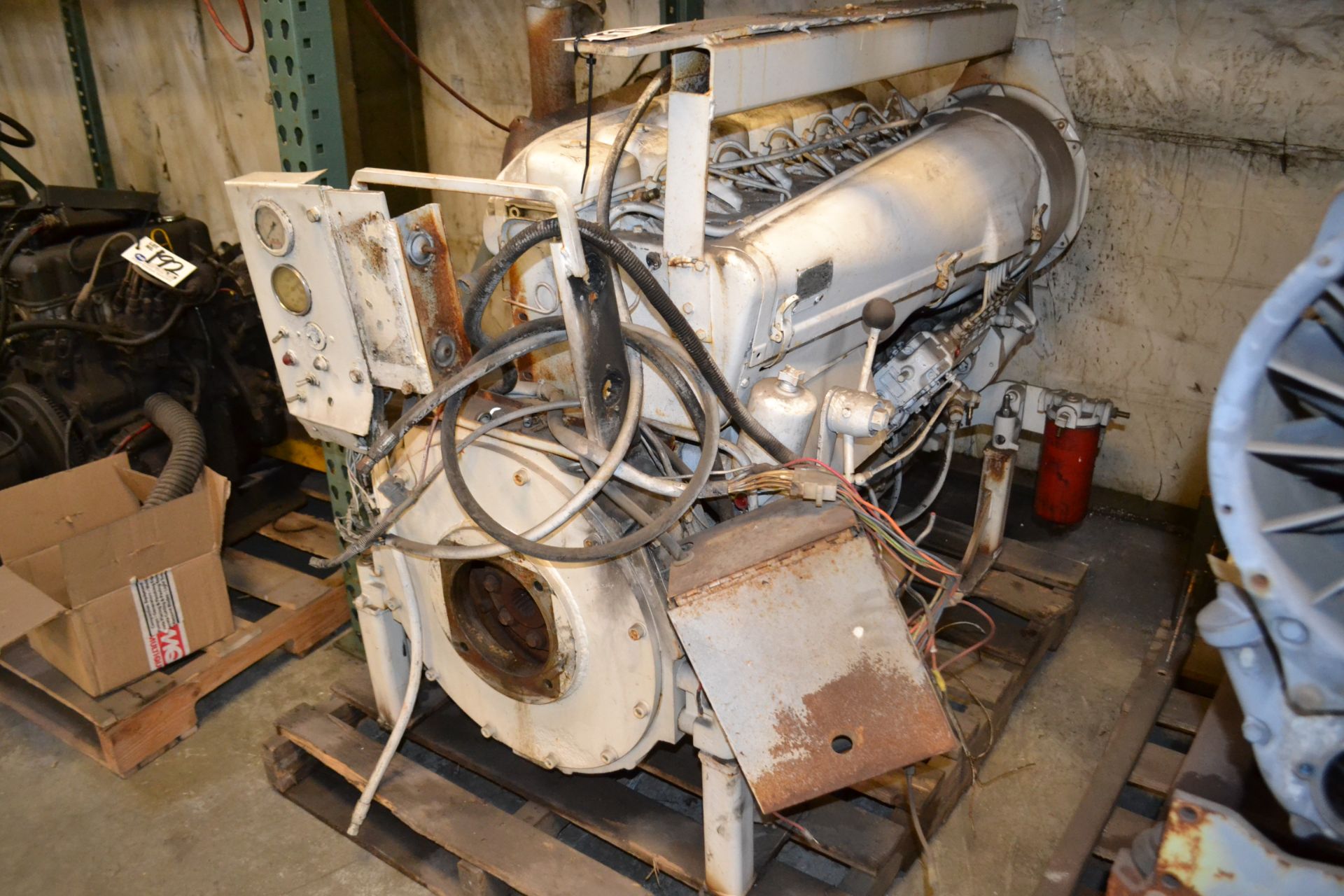 Deutz 6 cyl diesel engine. Operational - Image 5 of 6