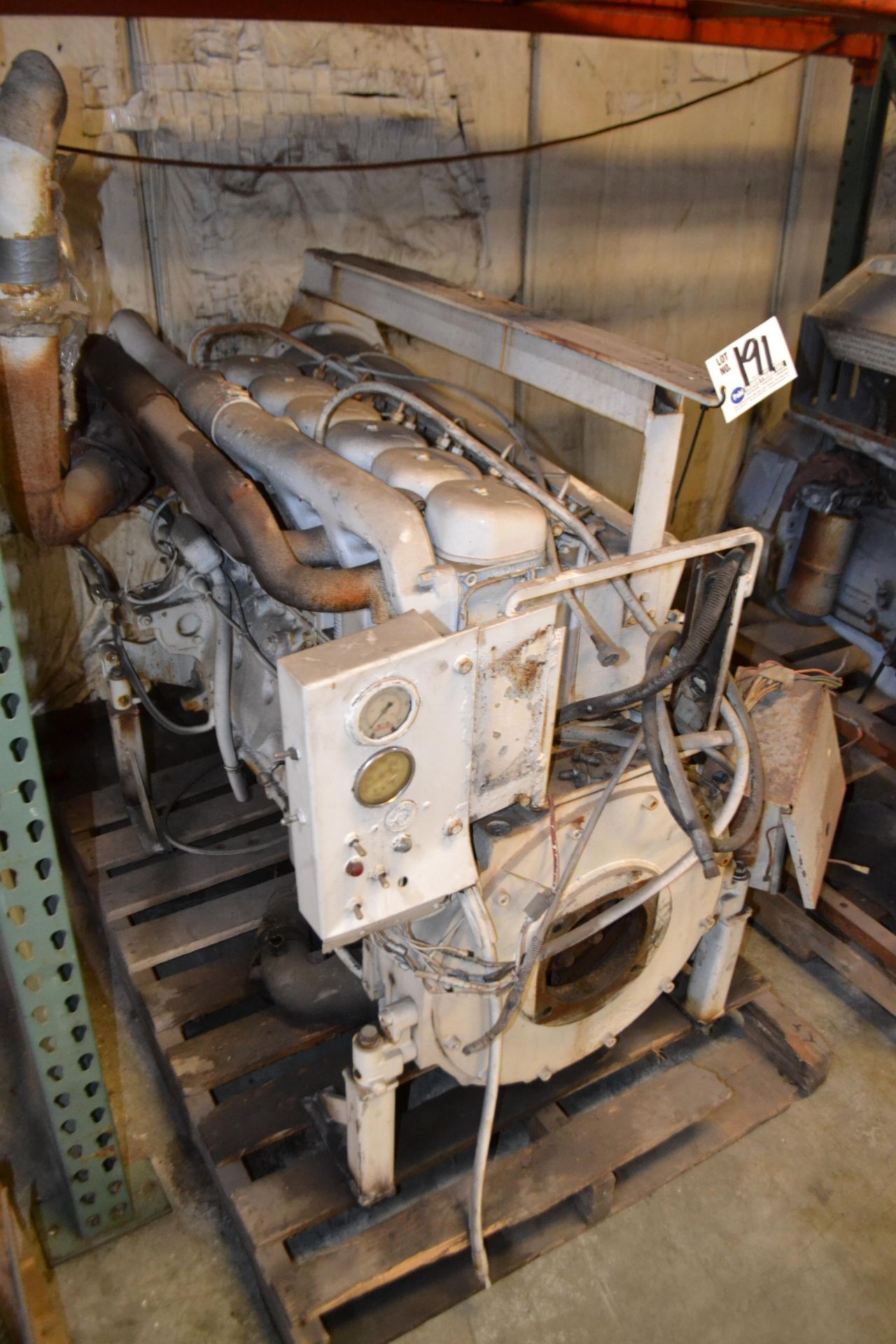 Deutz 6 cyl diesel engine. Operational - Image 3 of 6