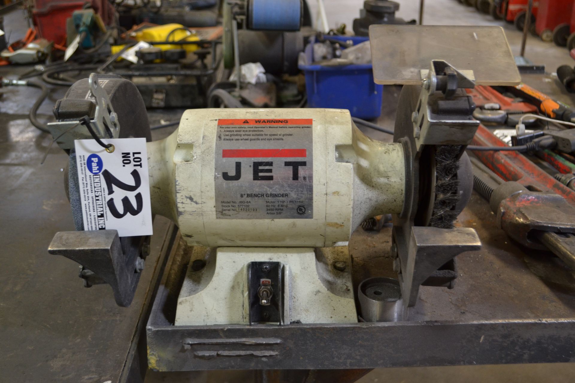 Jet 8" 1HP Dual Headed Bench Grinder