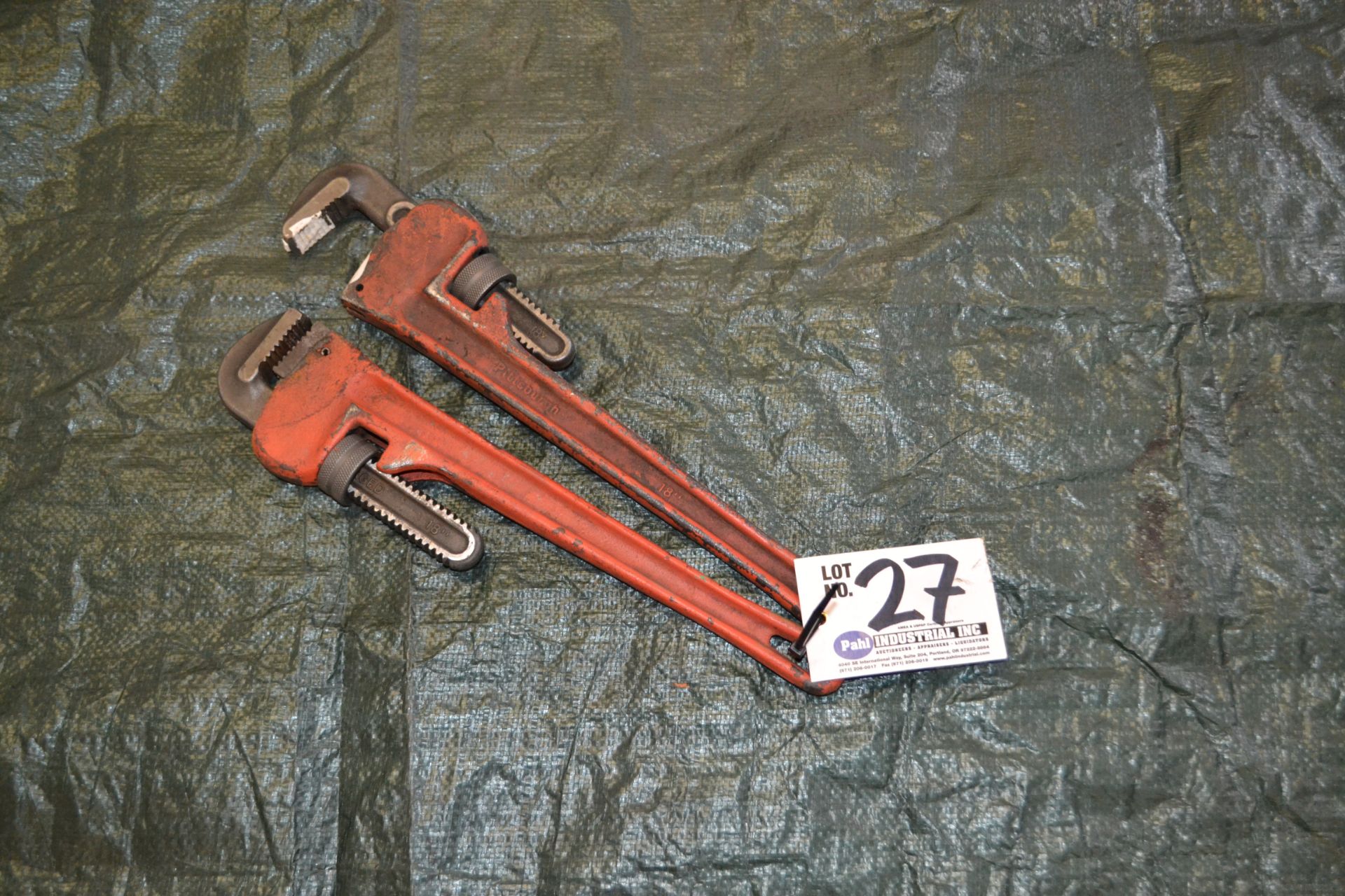 (2) 18" Pipe Wrenches