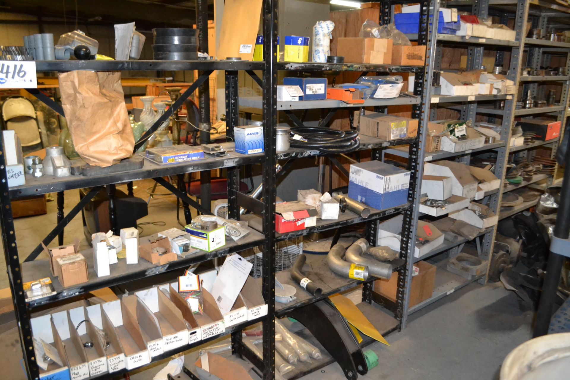 (11) Shelves assorted remote parts, pulleys, fittings and transmission parts - Image 2 of 4