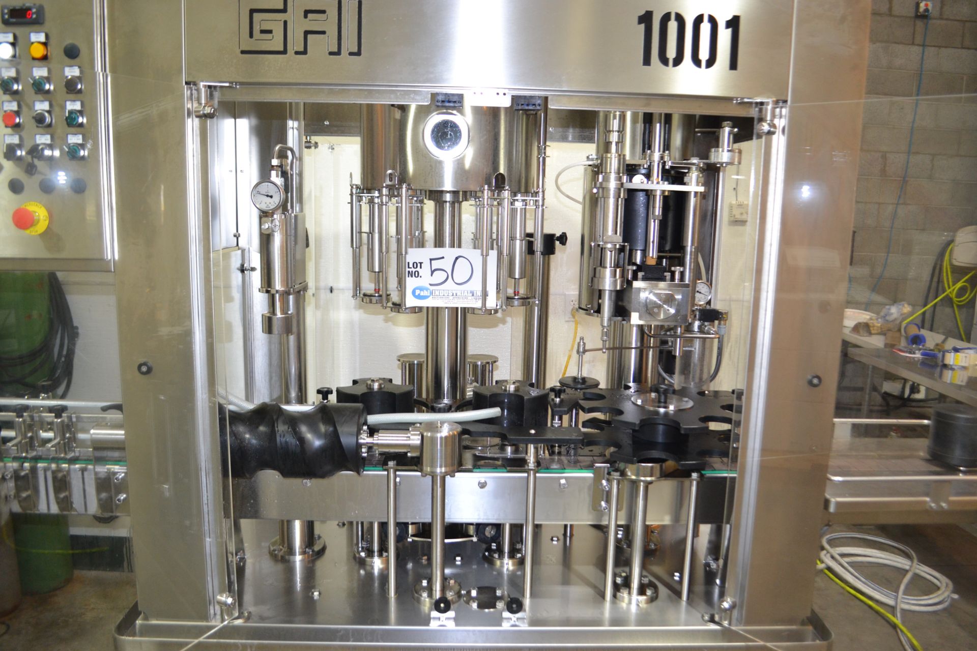 2014 GAI Model 1001W-001 De/Aerator, Filler, Gas Injector, Vacuum Corker - Image 5 of 12