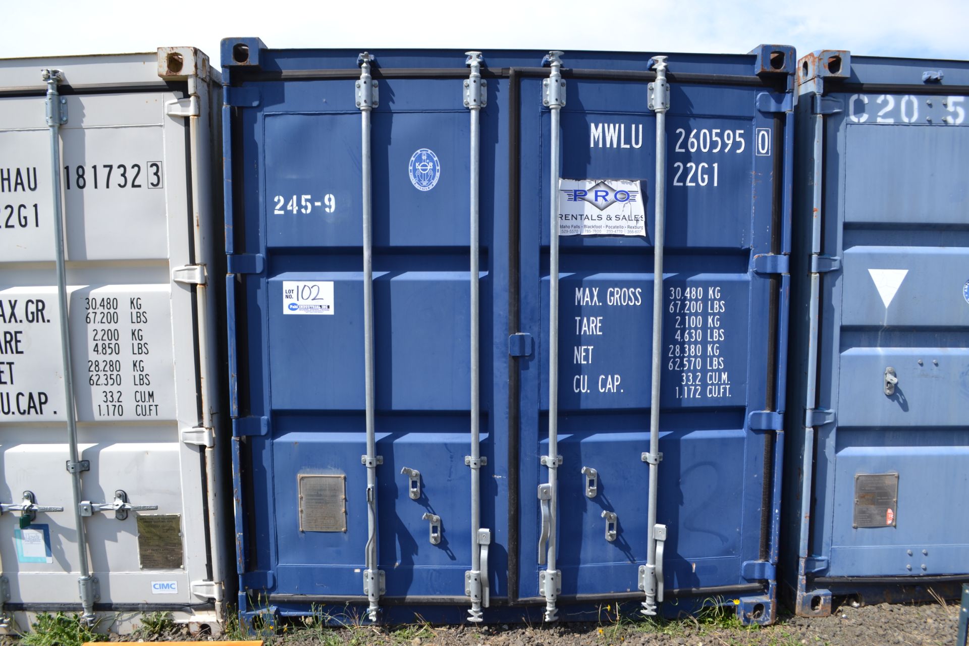 2006 Jindo Type JS-D24SP-A 20' Container s/n: GJ06-00095