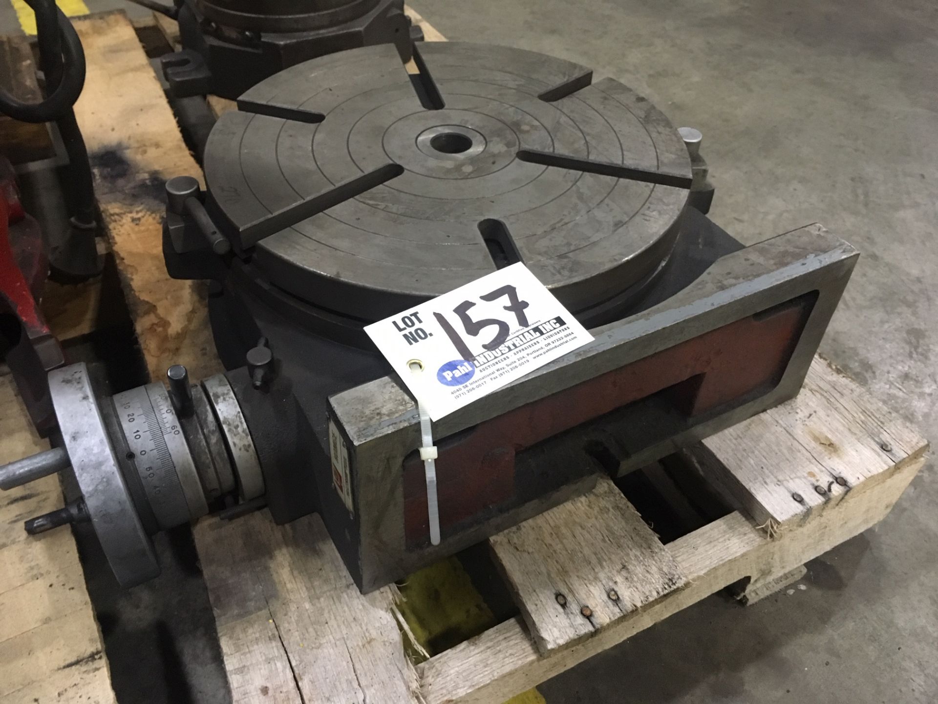 Homge 14" Precision rotary T-Slot table with vertical and horizontal base