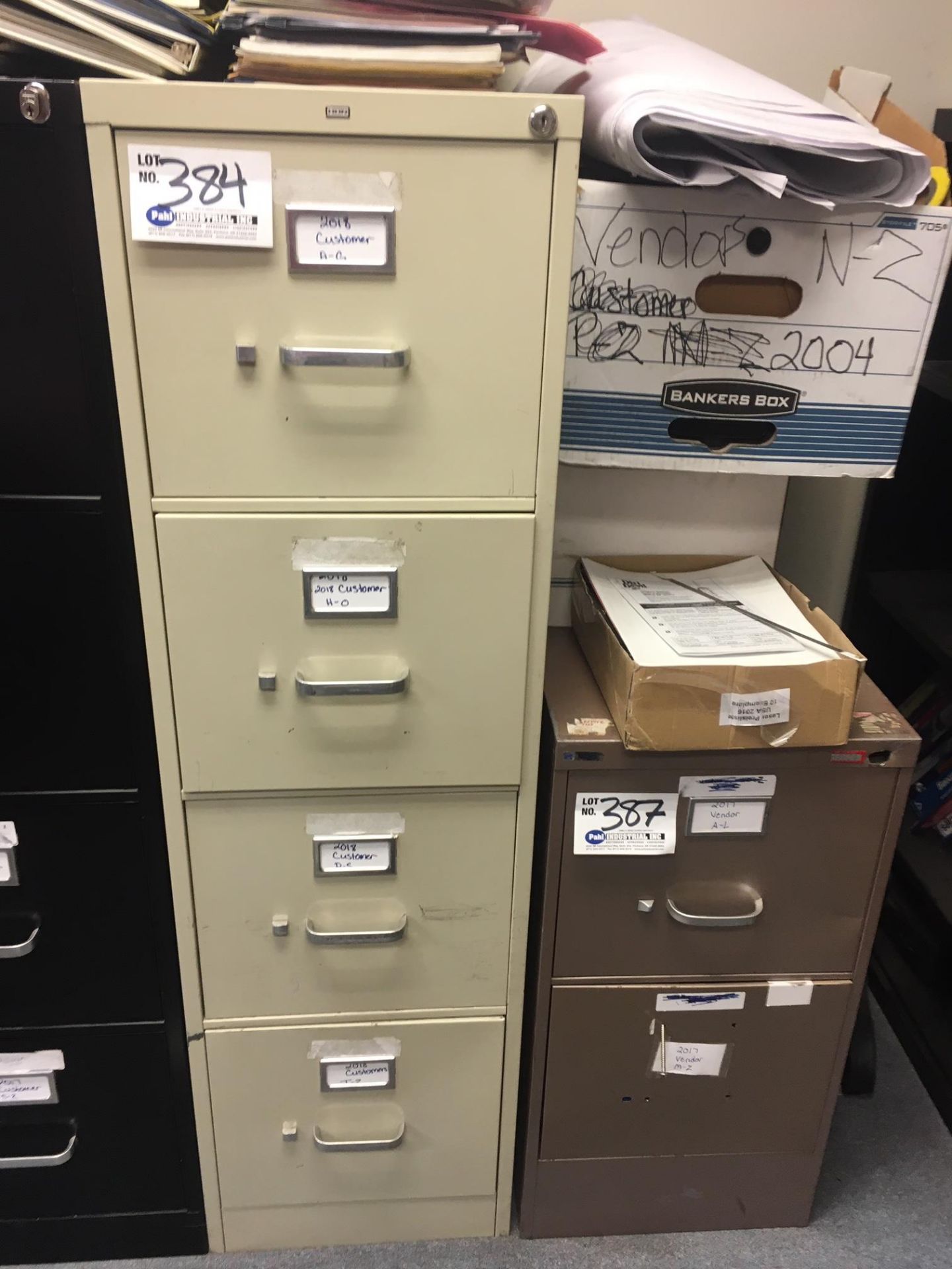 4-Drawer File Cabinet 15" wide