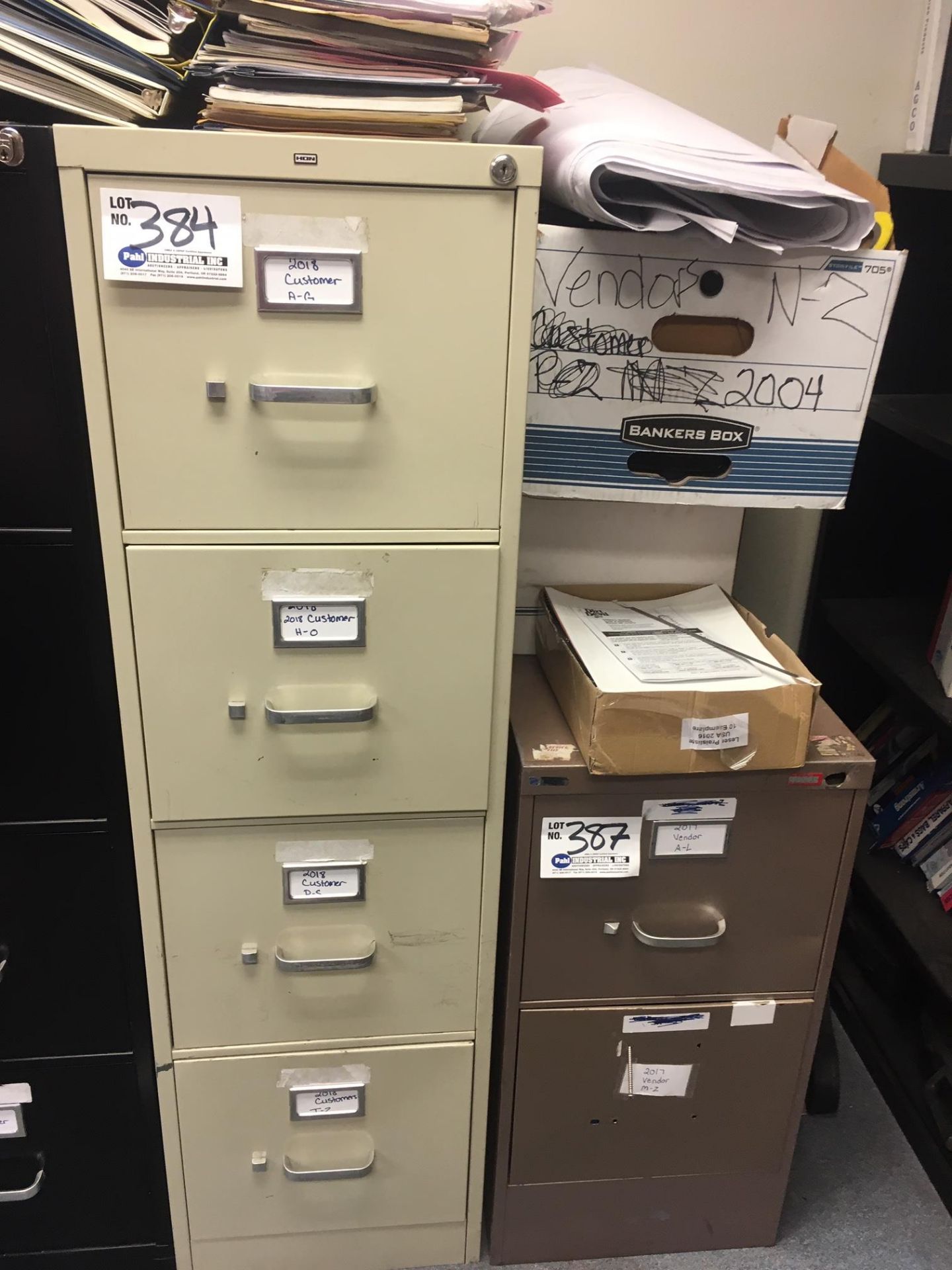 2-Drawer File Cabinet 12" wide