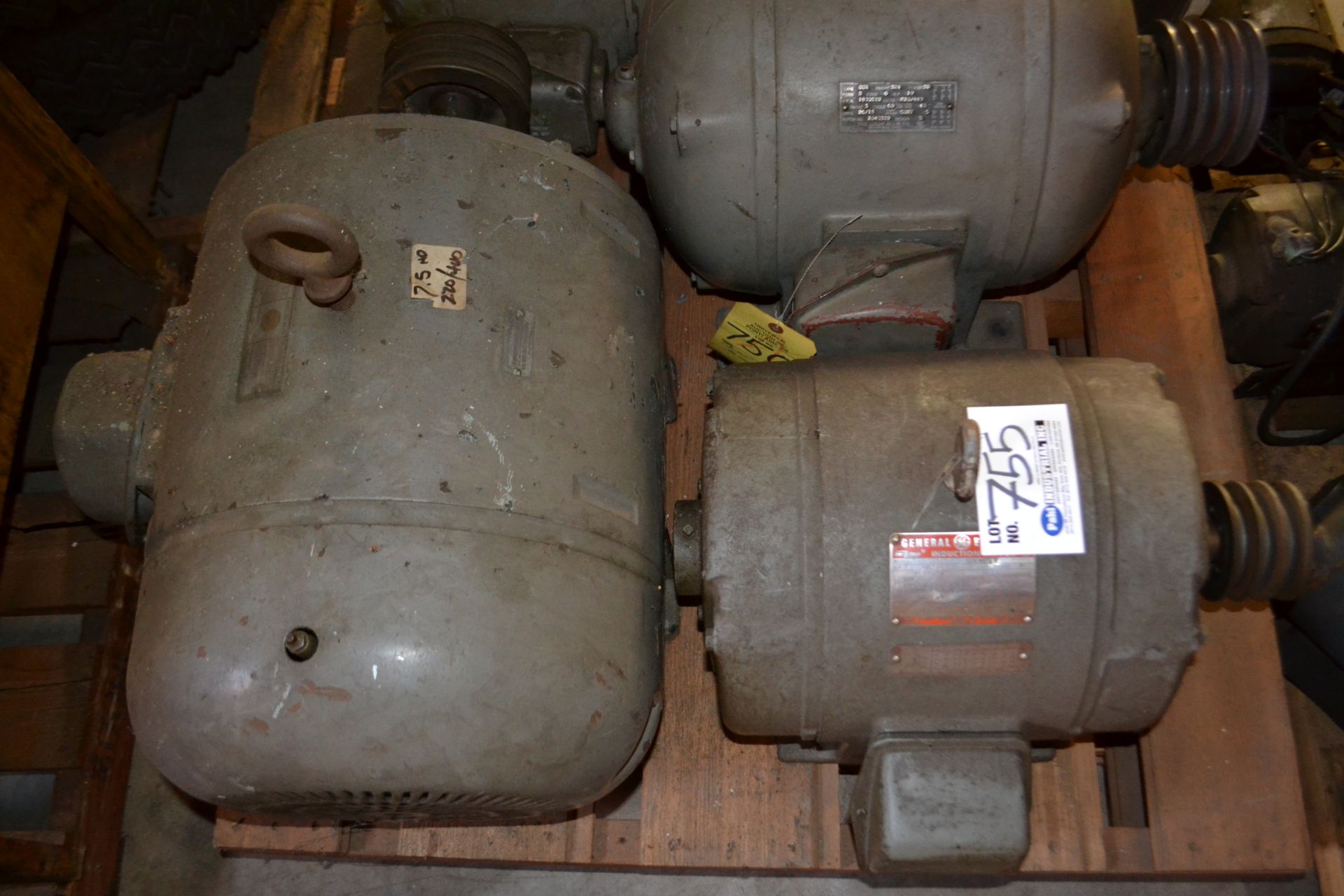 (2) 7.5 hp Electric Motors ( 1165 & 1760 rpm) - Image 2 of 2