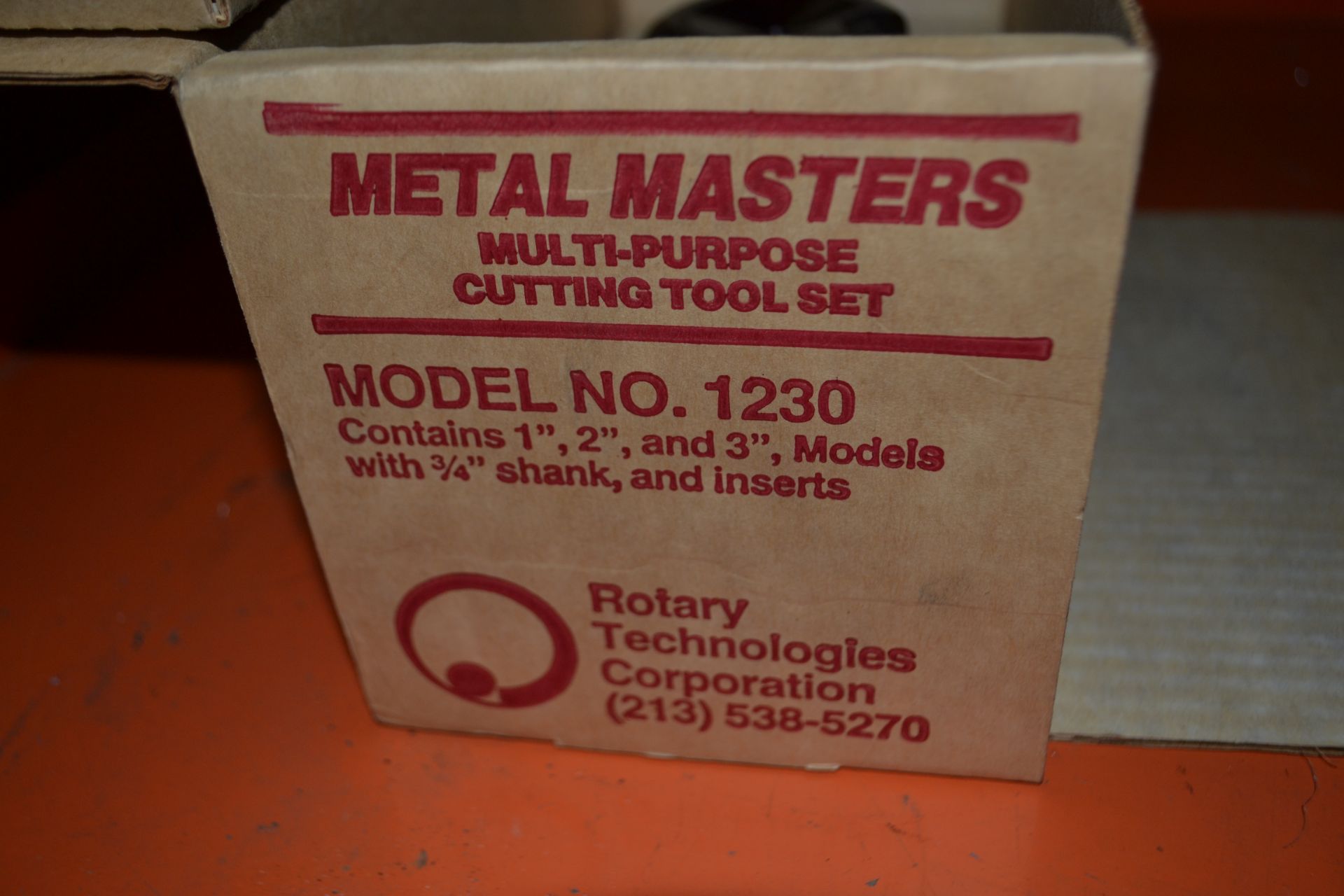 Rotary Technologies Corp. Metal Masters Model 1230 Cutting tool Set - Image 2 of 2