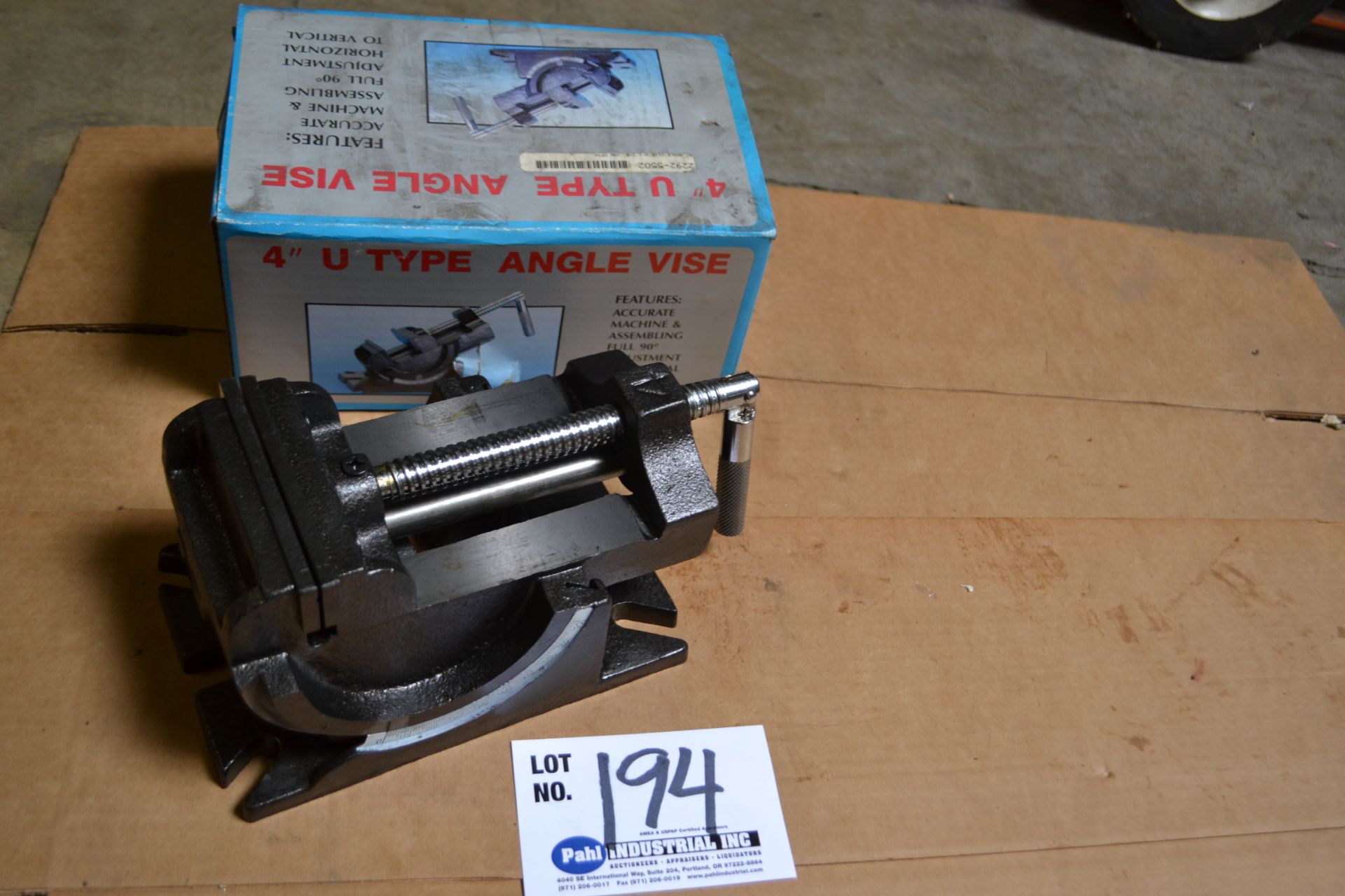 4" U-Type Angle Vise New In Box