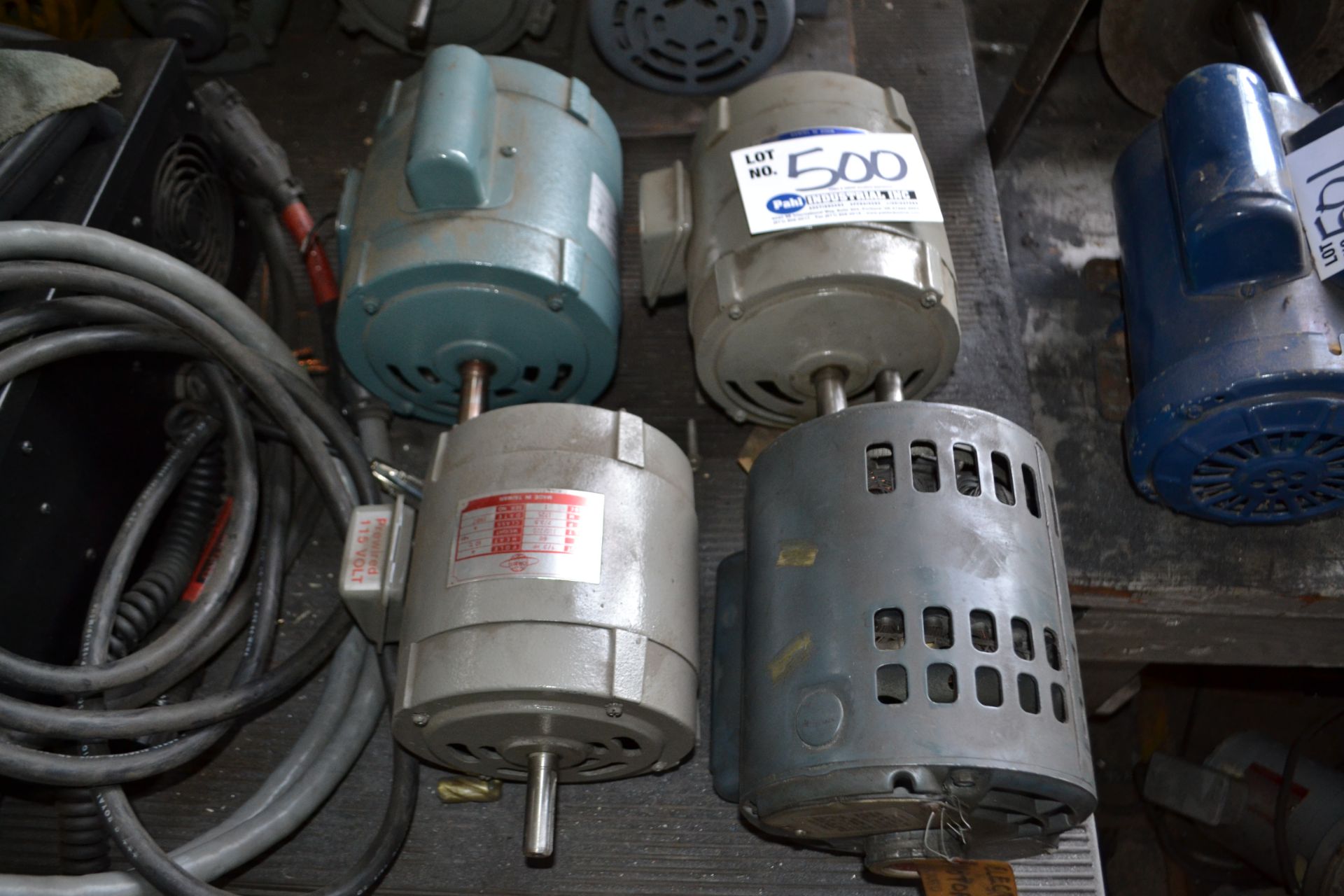 (4) Assorted Electric Motors