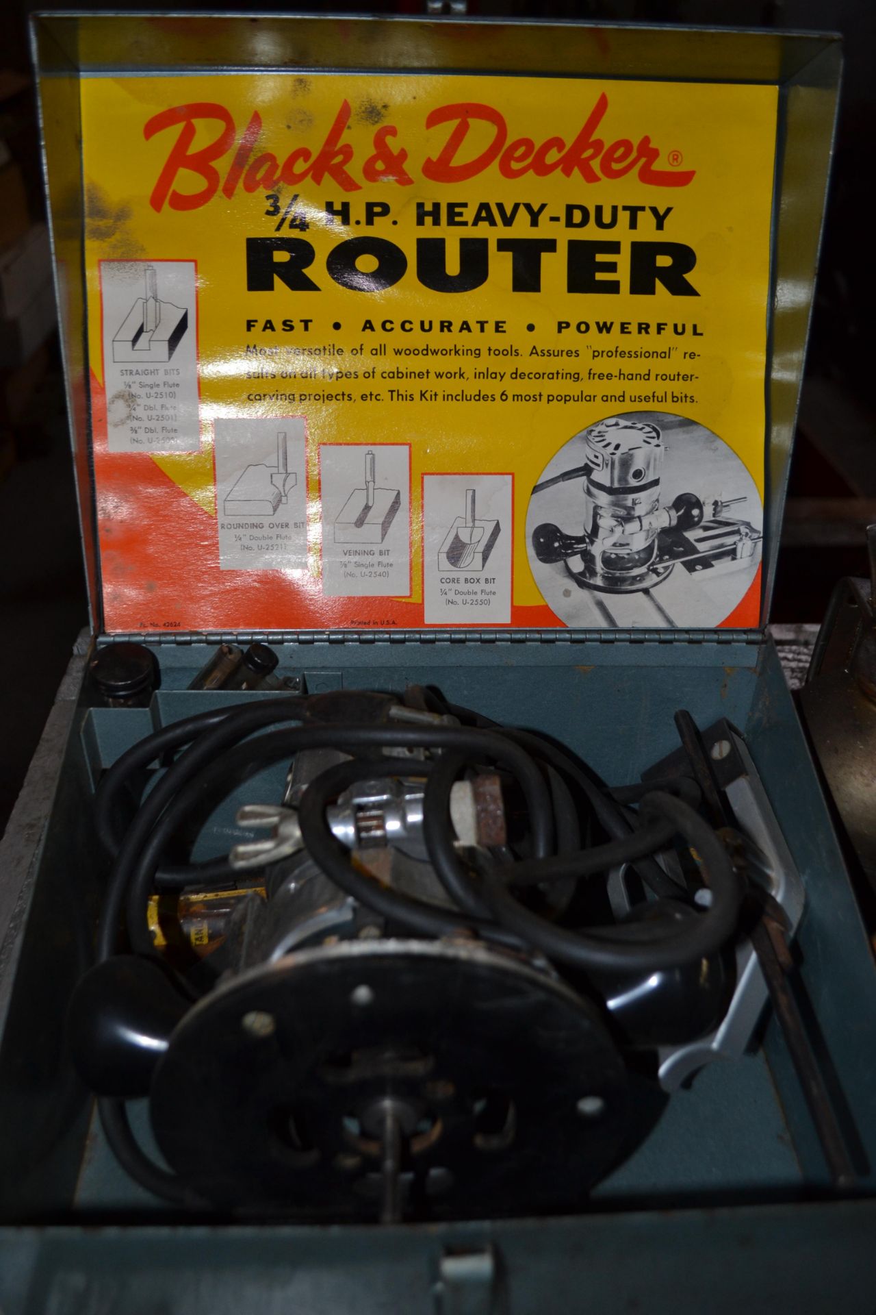 Black & Decker 3/4 hp Heavy Duty Router