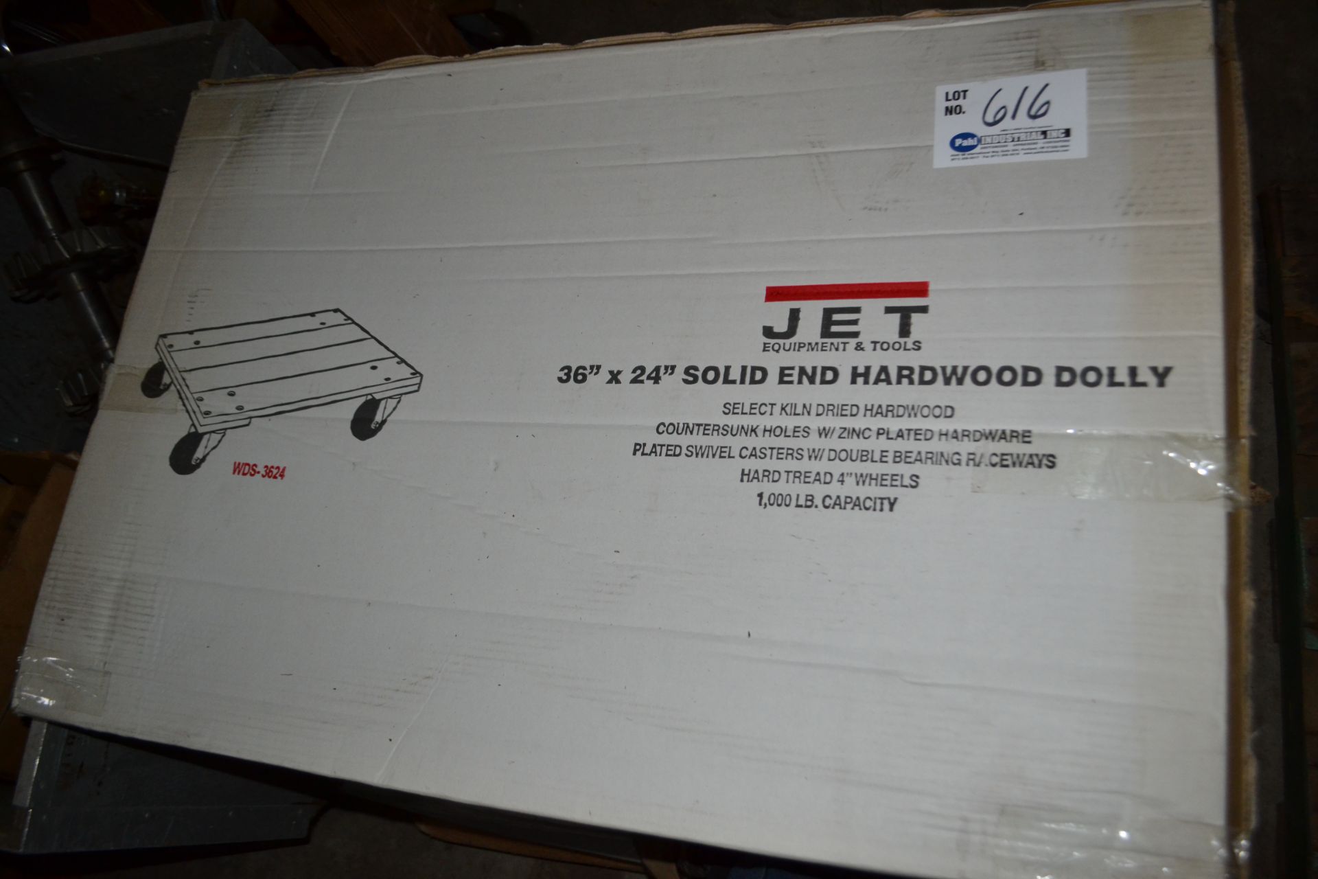 Jet 36" X 24" Solid End Hardwood Dolly