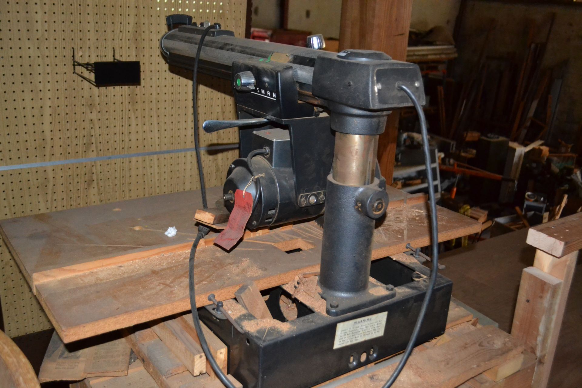 Craftsman 16" Radial Arm Saw 10" Blade - Image 2 of 2