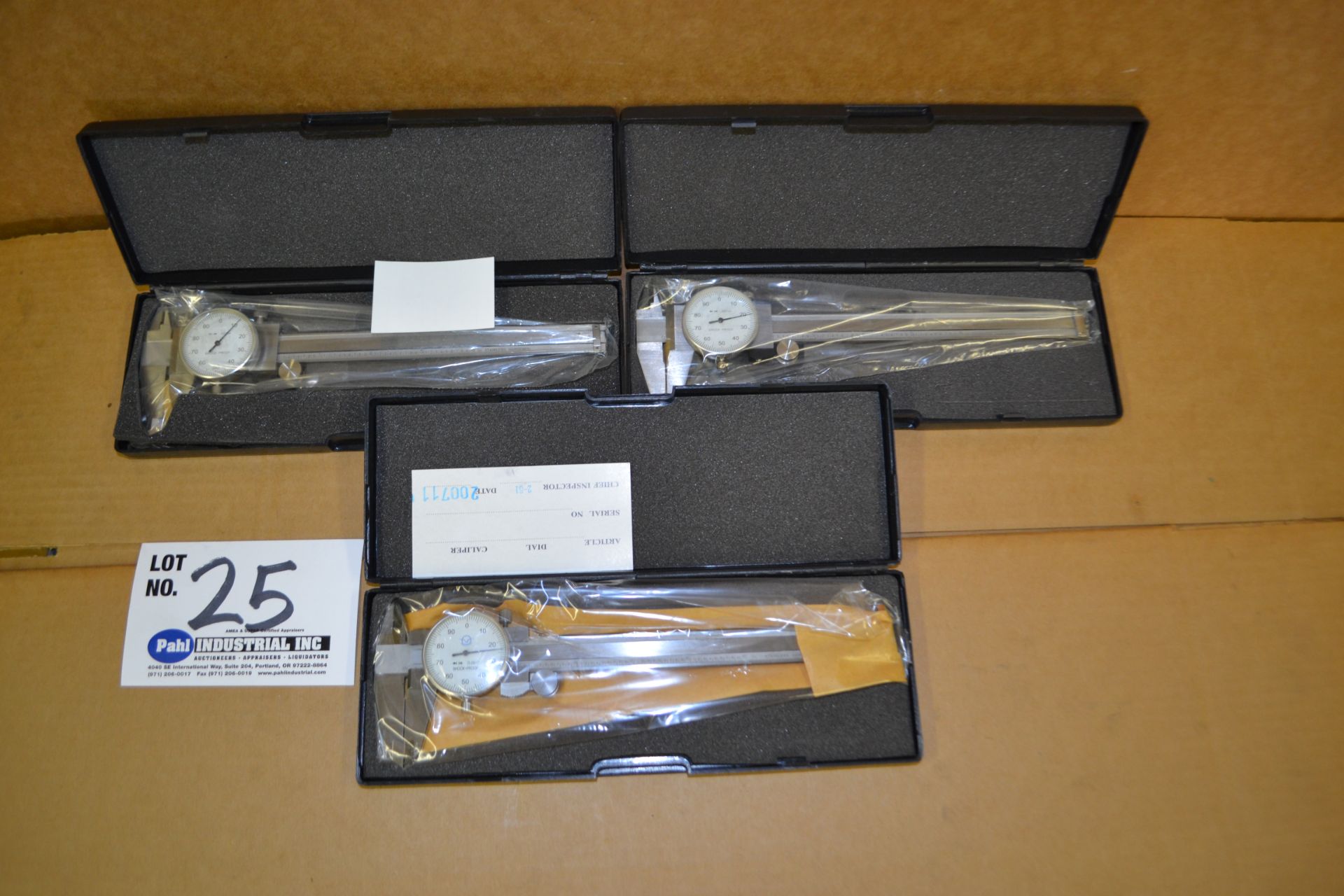 (3) 6" Dial Calipers New in Box